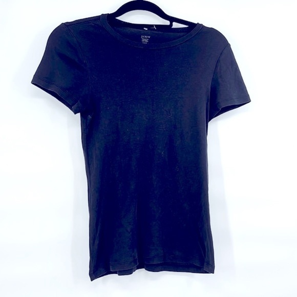 J crew navy blue fitted tee size medium - Picture 1 of 6